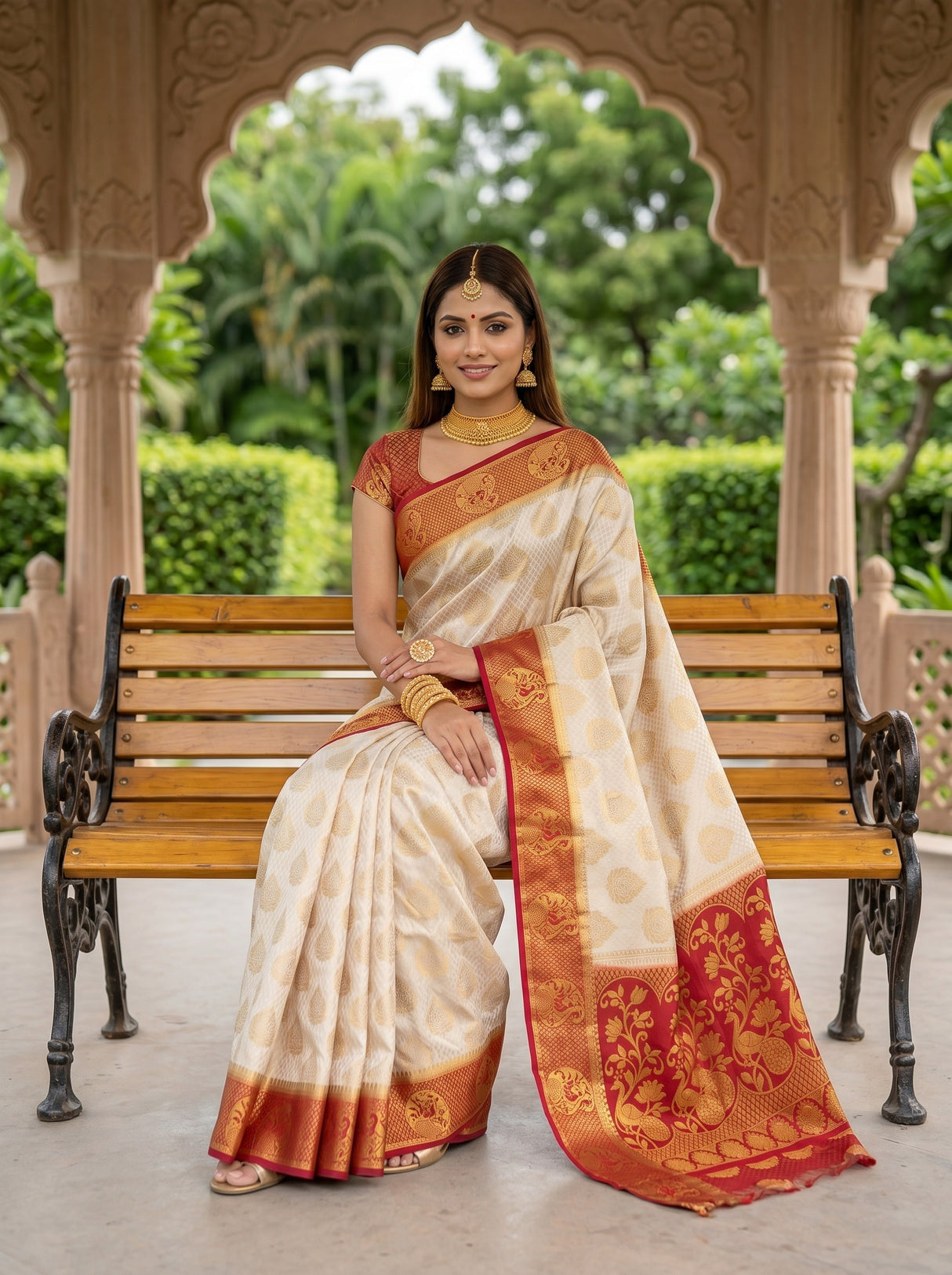 MIMOSA Saree Saree — pose 8 styling detail