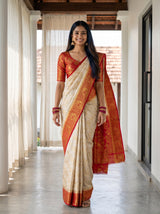 MIMOSA Saree Saree — front view on mannequin