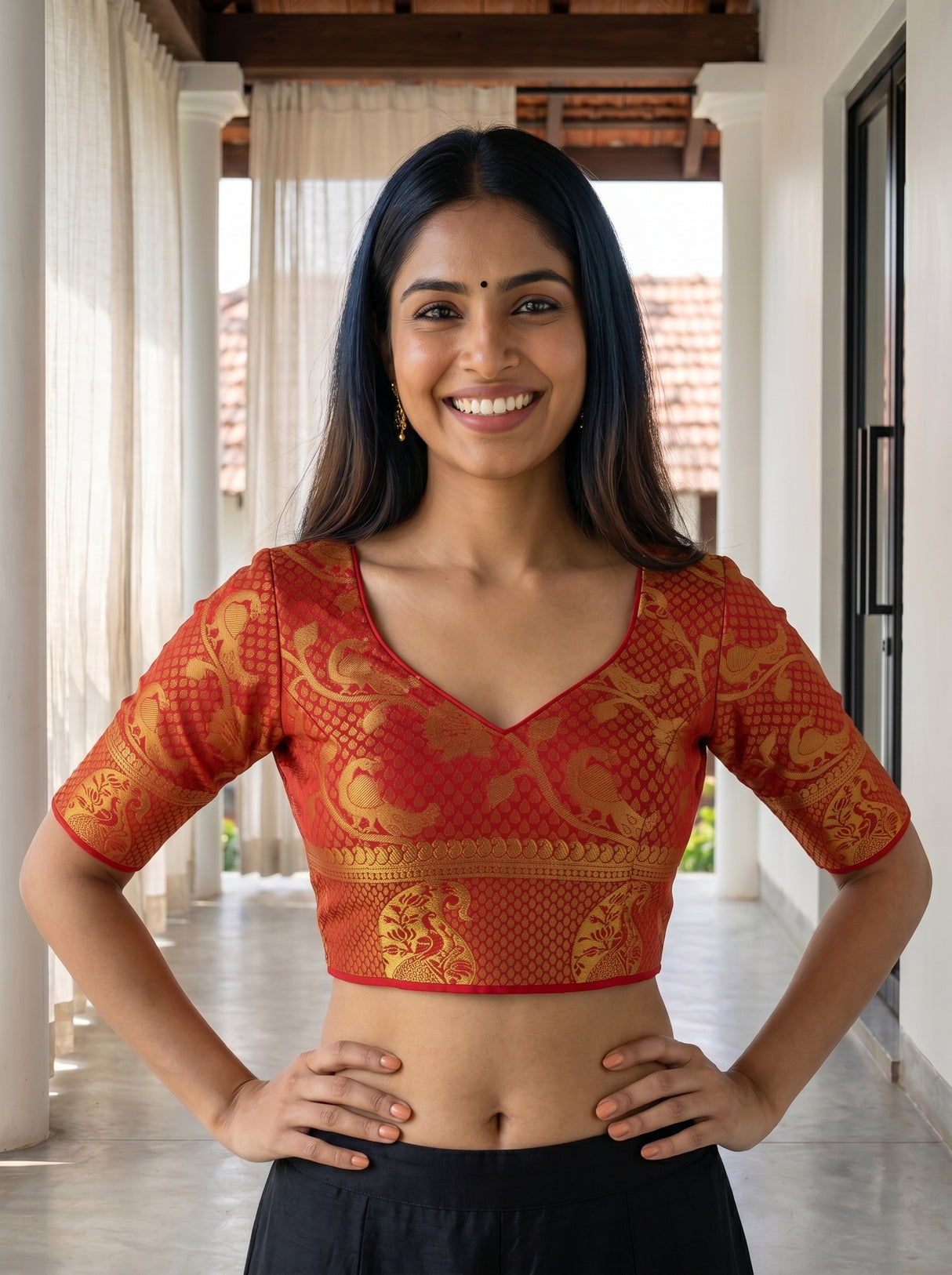 MIMOSA Saree Saree — blouse close-up