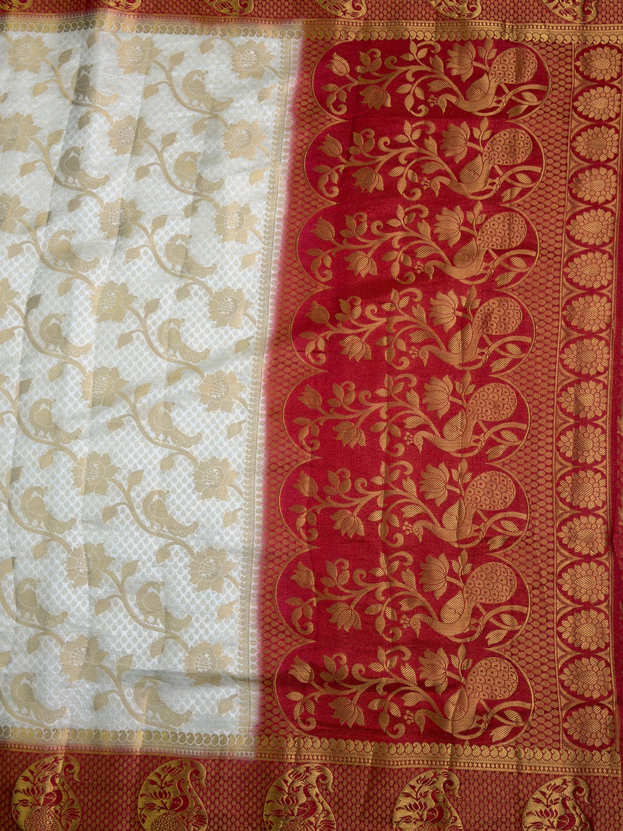 MIMOSA Saree Saree — pallu and zari work detail