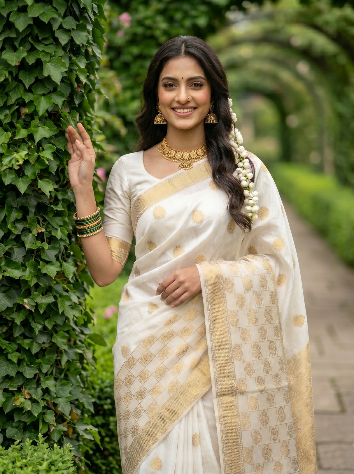 MIMOSA Saree Saree — pose 10 styling detail