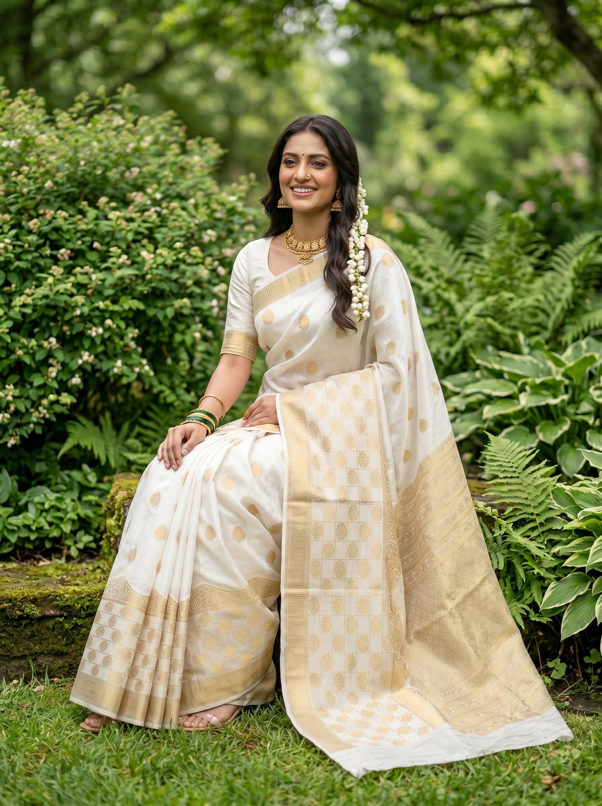 MIMOSA Saree Saree — pose 8 styling detail