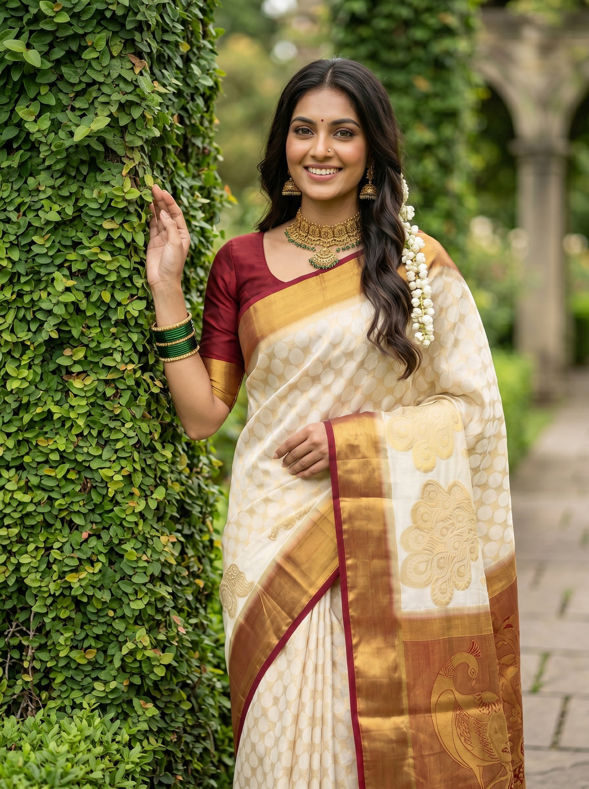 MIMOSA Saree Saree — pose 10 styling detail
