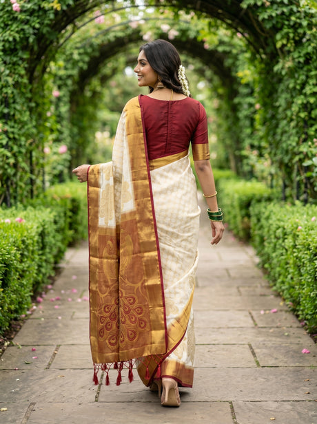 MIMOSA Saree Saree — pose 2 styling detail