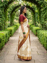 MIMOSA Saree Saree — pose 3 styling detail