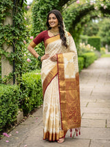 MIMOSA Saree Saree — pose 4 styling detail