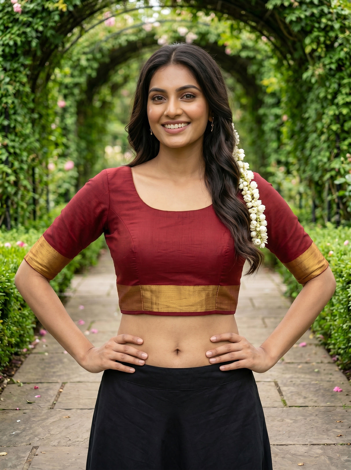 MIMOSA Saree Saree — blouse close-up