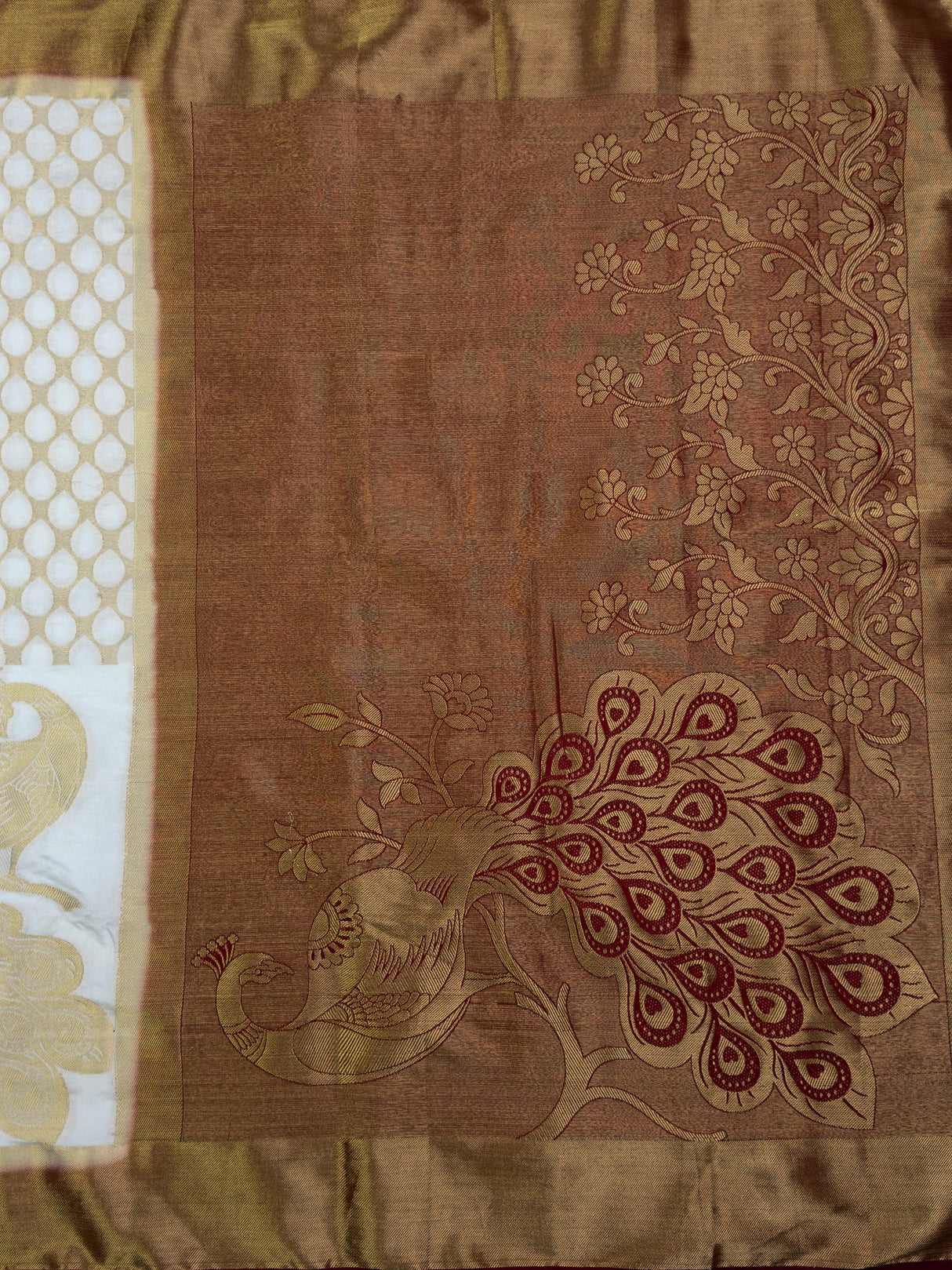 MIMOSA Saree Saree — pallu and zari work detail