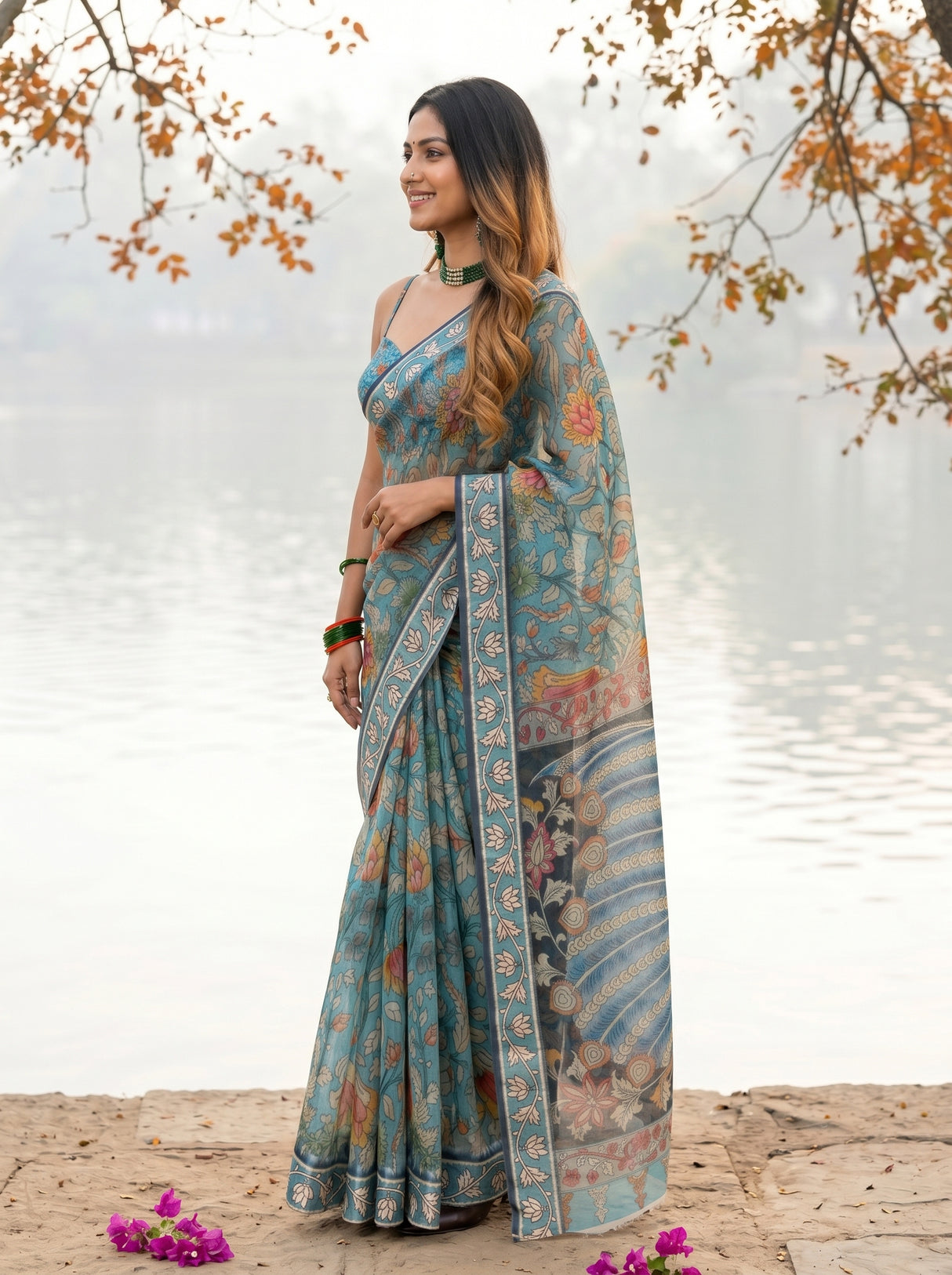 MIMOSA Saree Saree — pose 3 styling detail