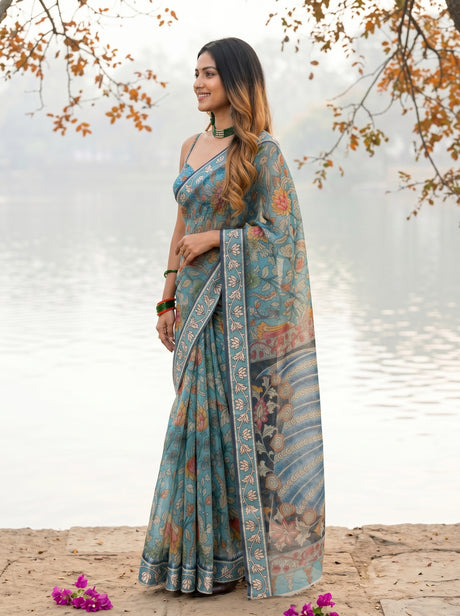 MIMOSA Saree Saree — pose 3 styling detail