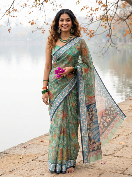 MIMOSA Saree Saree — front view on mannequin
