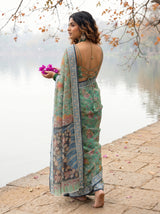 MIMOSA Saree Saree — pose 2 styling detail