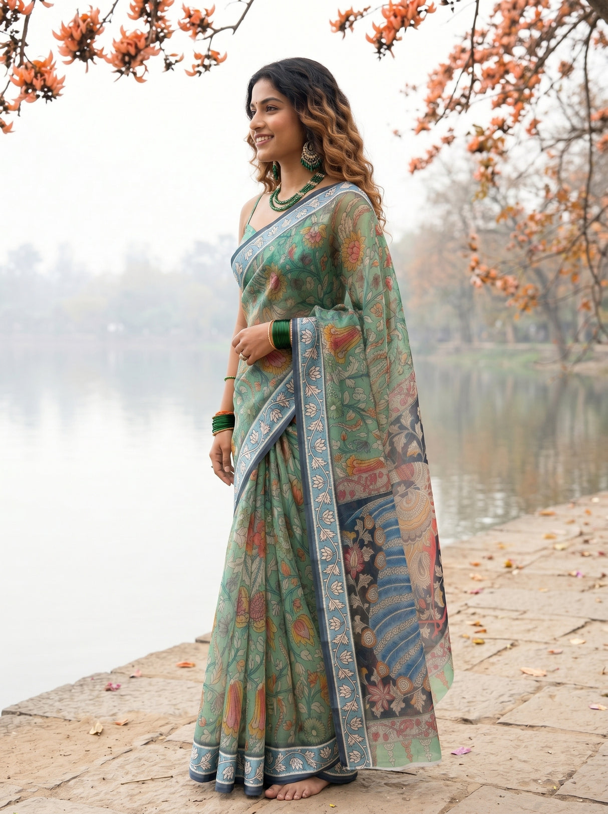 MIMOSA Saree Saree — pose 3 styling detail