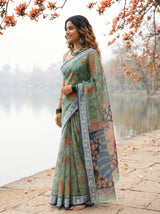 MIMOSA Saree Saree — pose 3 styling detail
