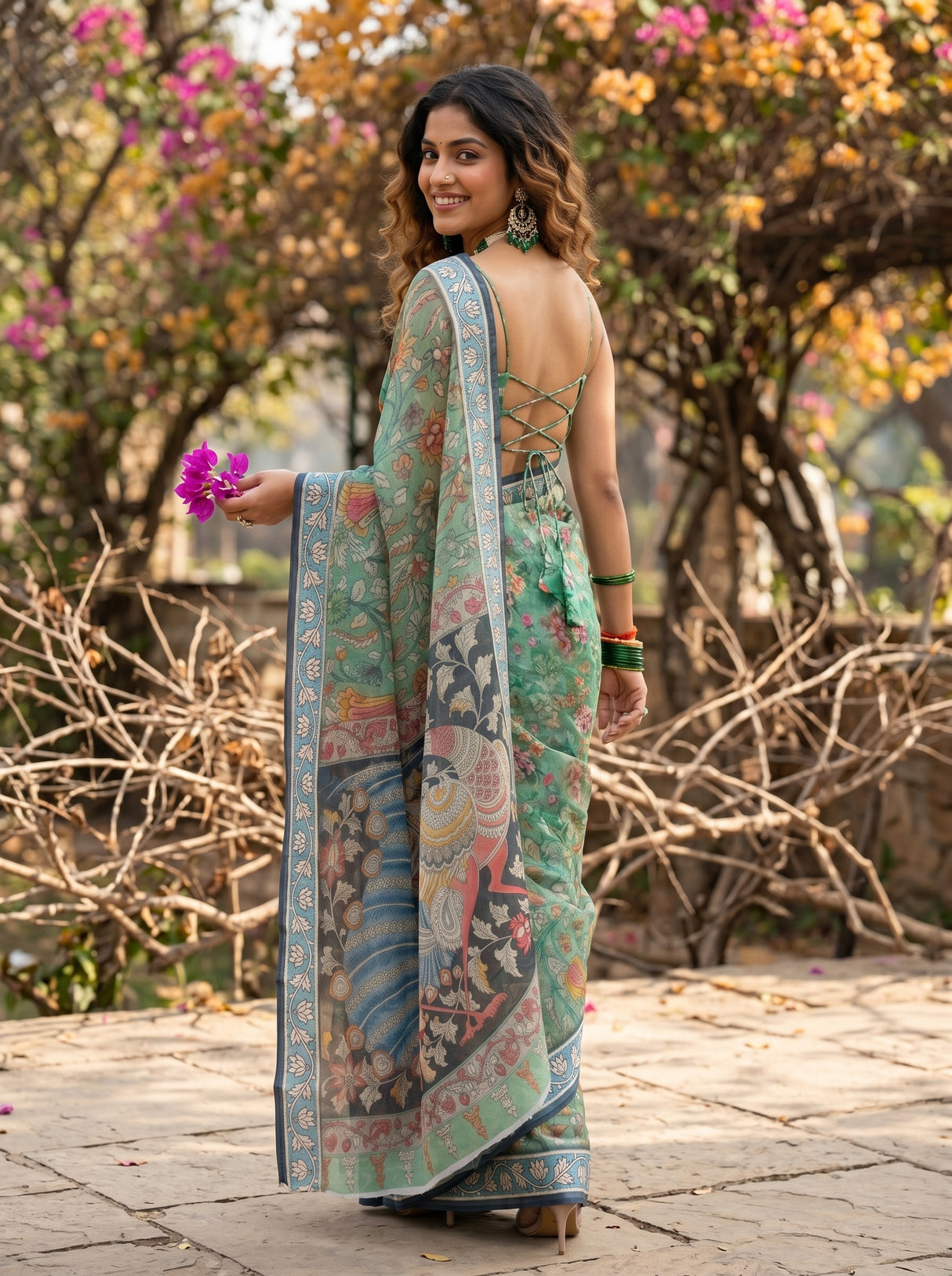 MIMOSA Saree Saree — pose 7 styling detail