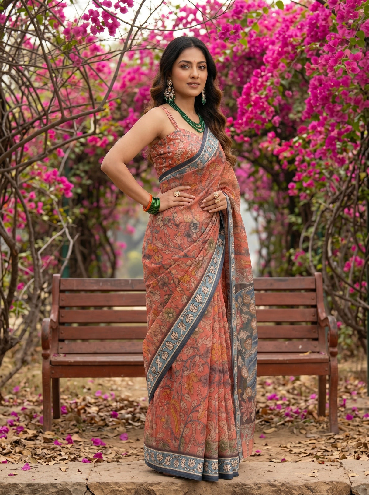 MIMOSA Saree Saree — pose 4 styling detail