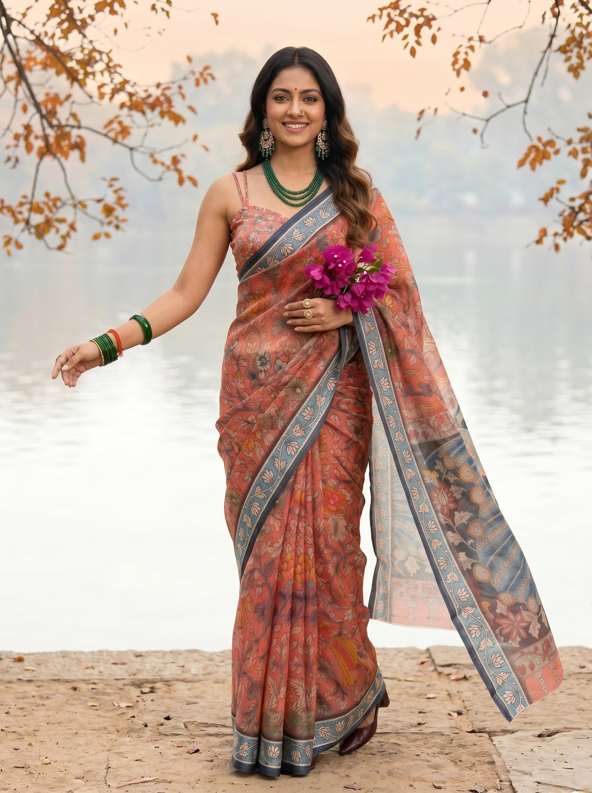 MIMOSA Saree Saree — pose 9 styling detail