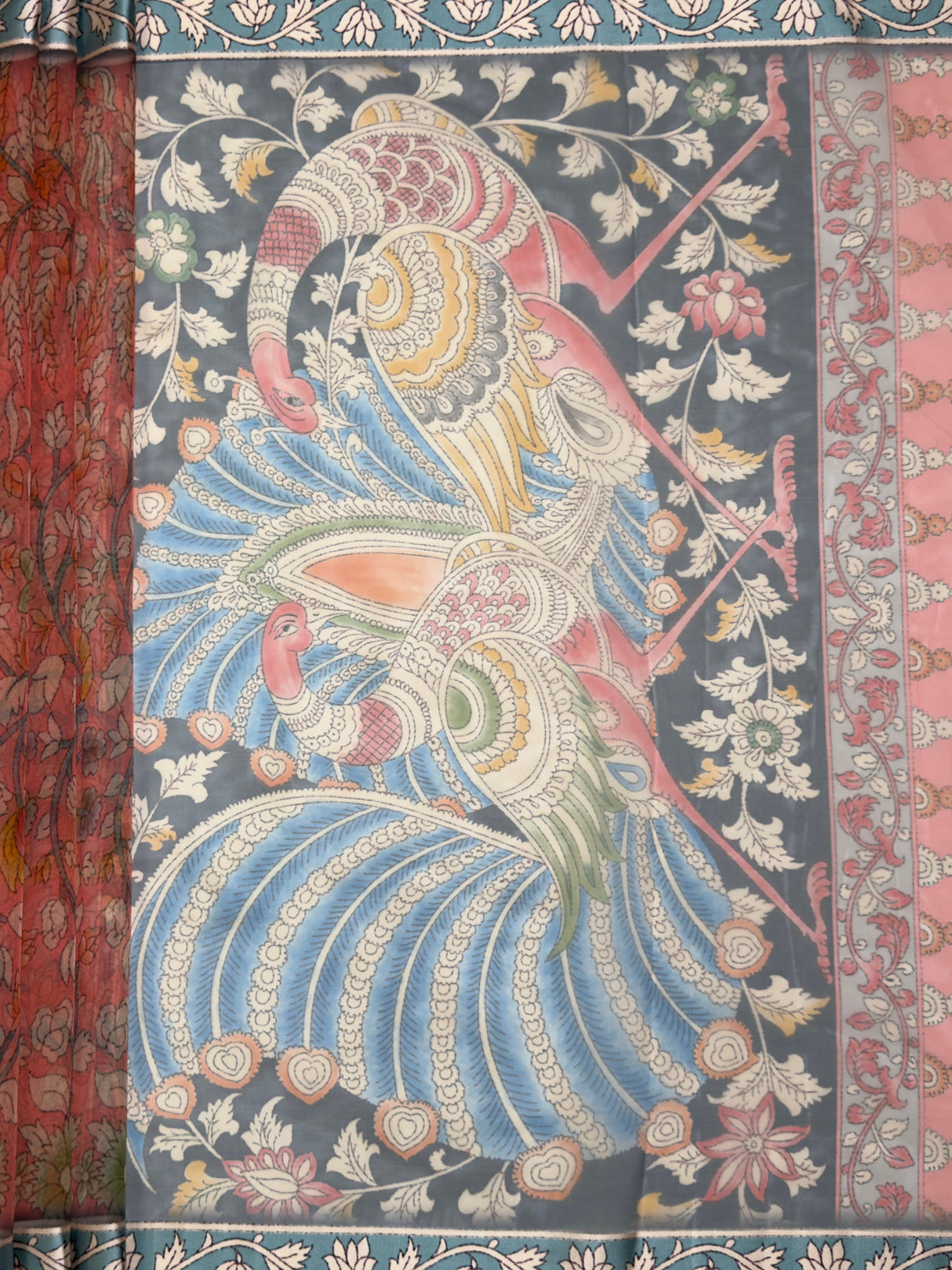 MIMOSA Saree Saree — pallu and zari work detail