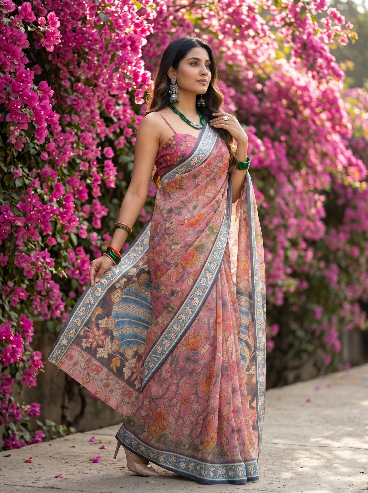 MIMOSA Saree Saree — pose 5 styling detail