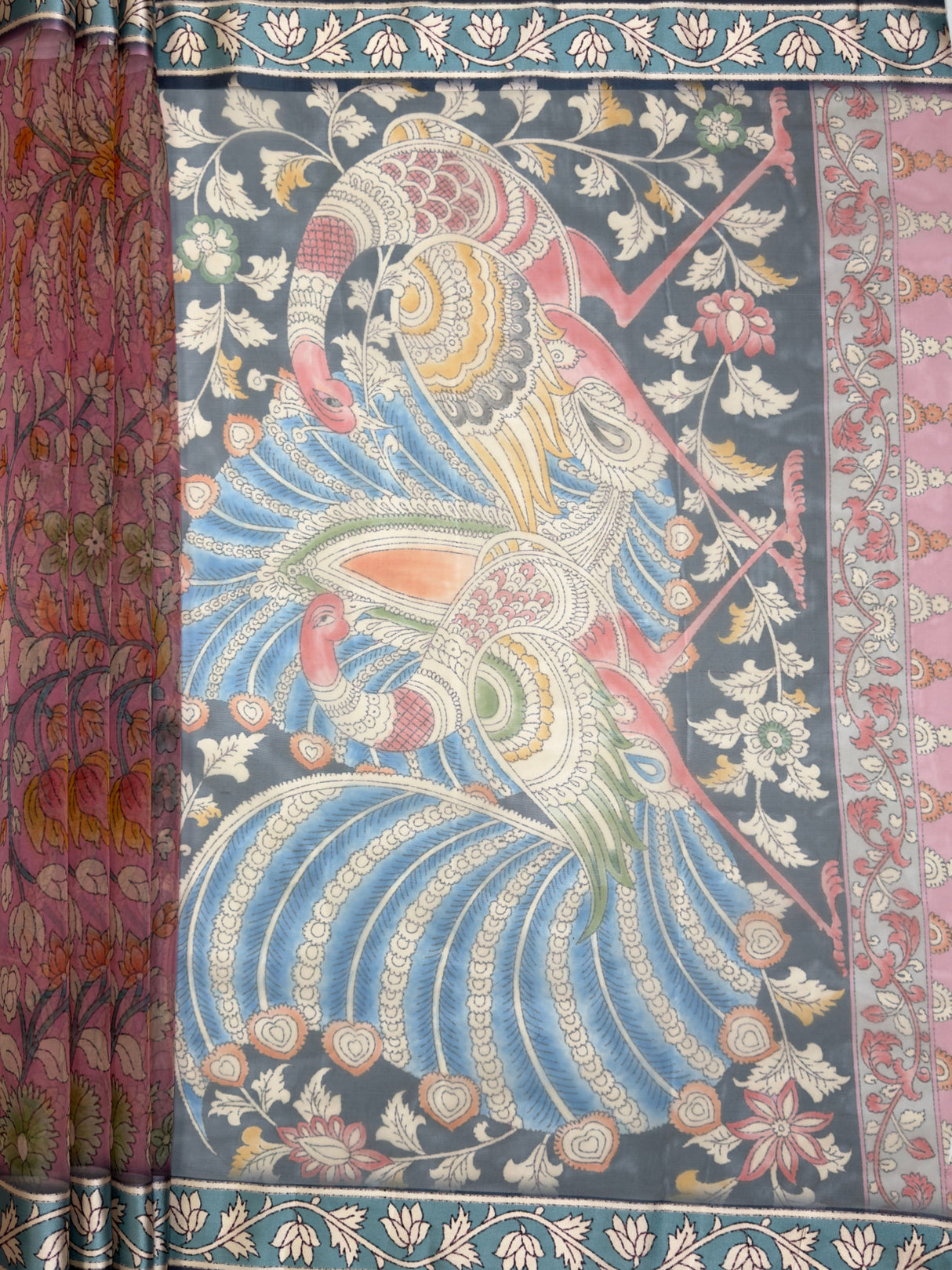 MIMOSA Saree Saree — pallu and zari work detail