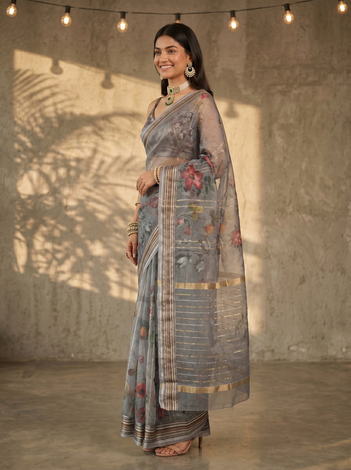 MIMOSA Saree Saree — pose 3 styling detail