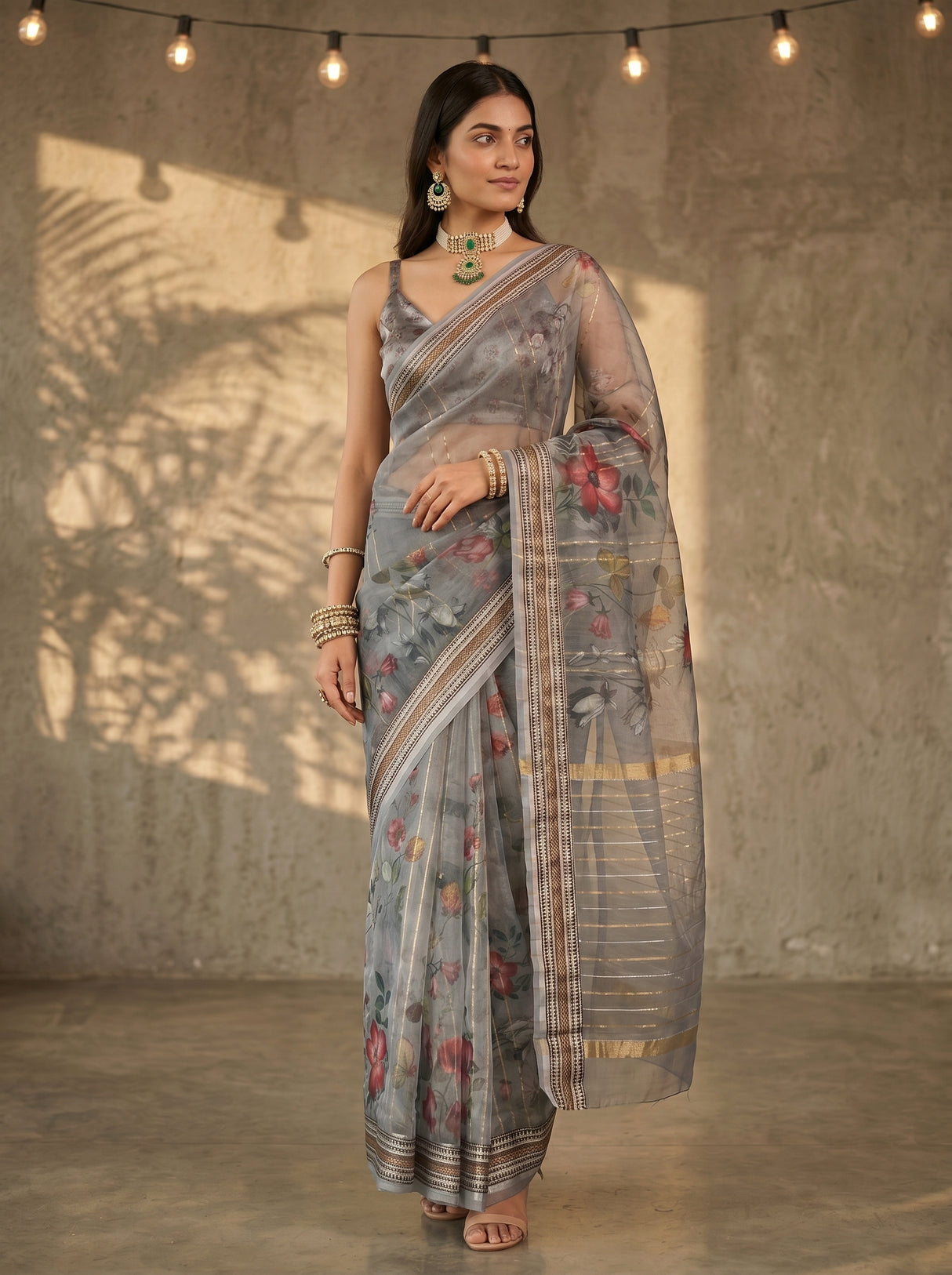 MIMOSA Saree Saree — pose 5 styling detail
