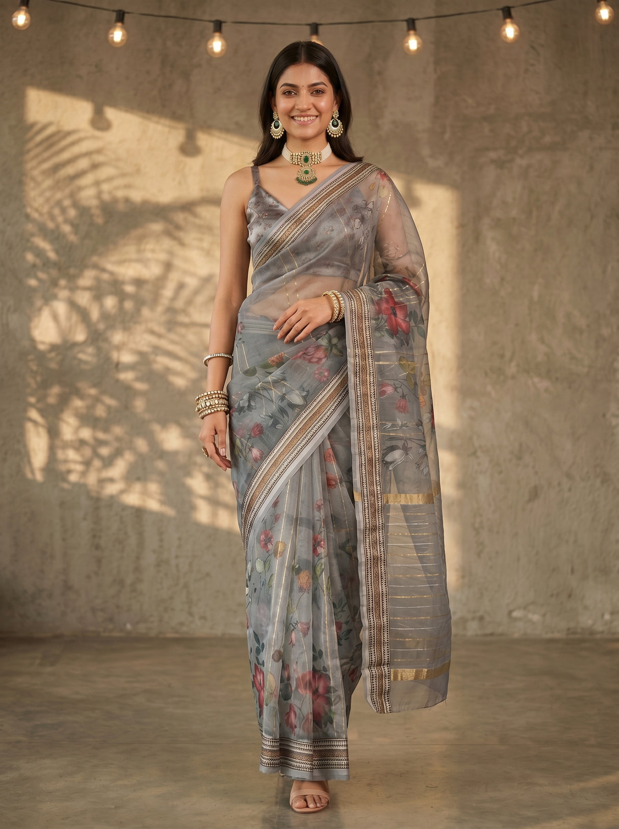 MIMOSA Saree Saree — pose 6 styling detail