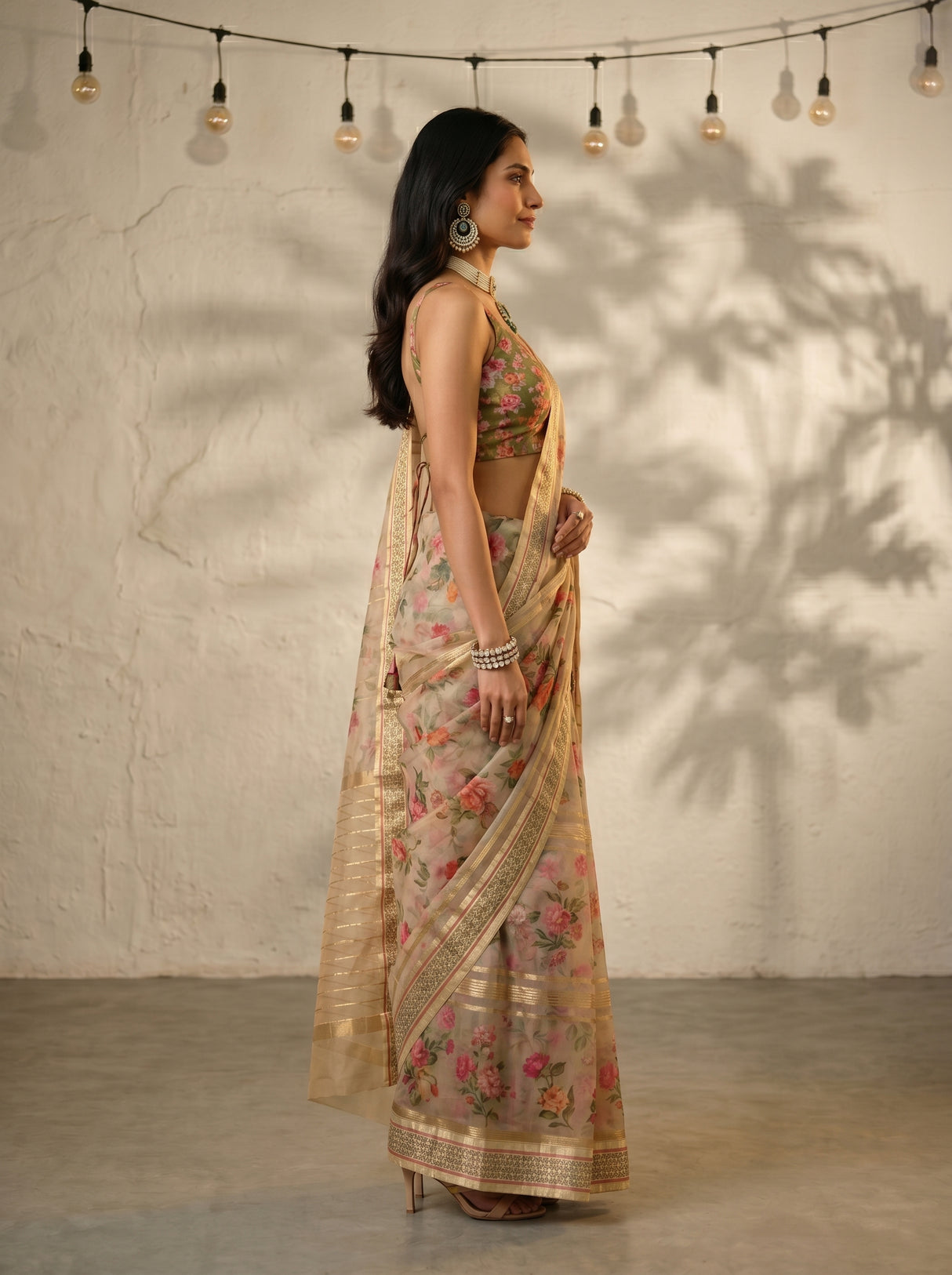 MIMOSA Saree Saree — pose 3 styling detail