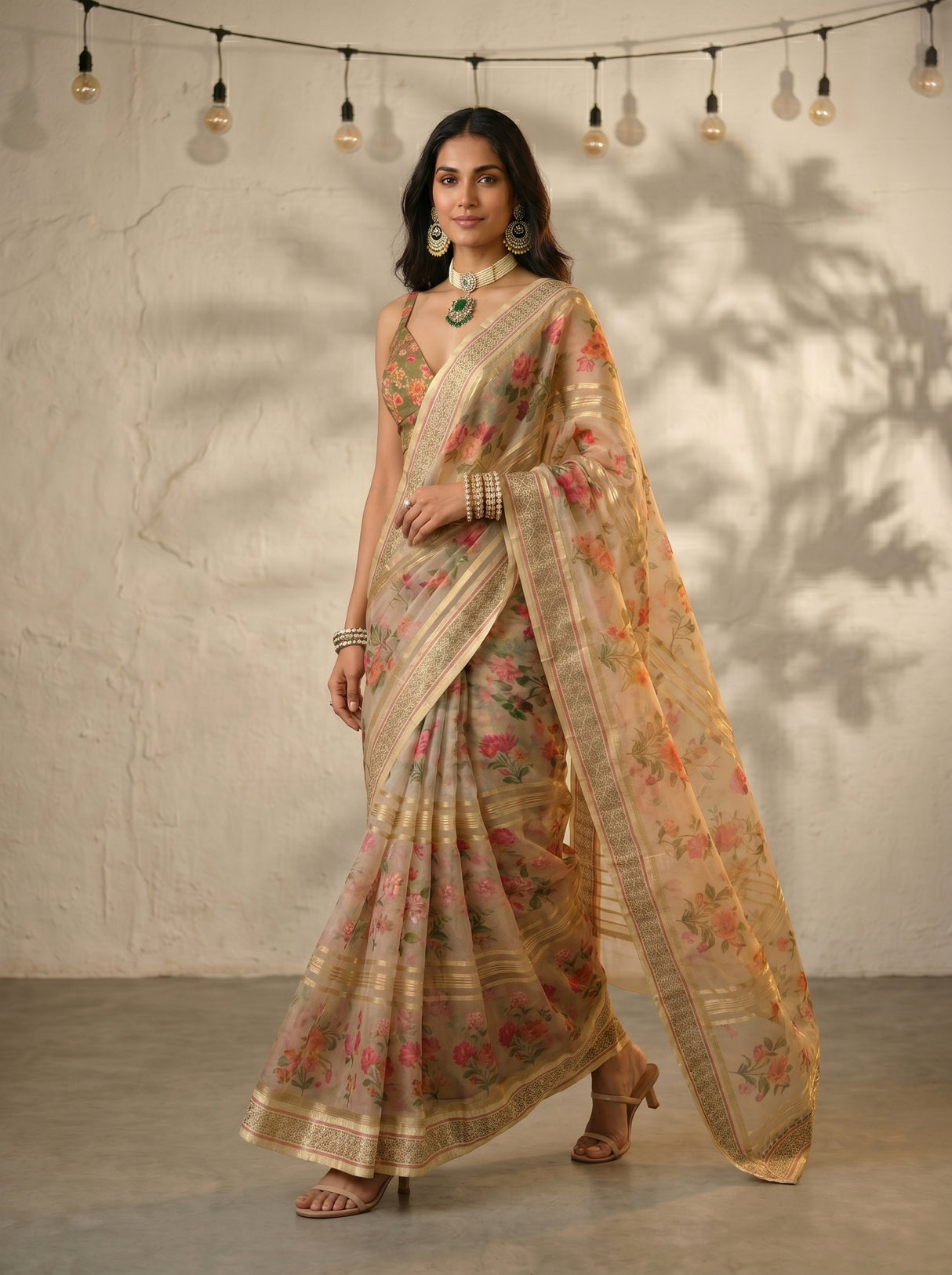 MIMOSA Saree Saree — pose 6 styling detail