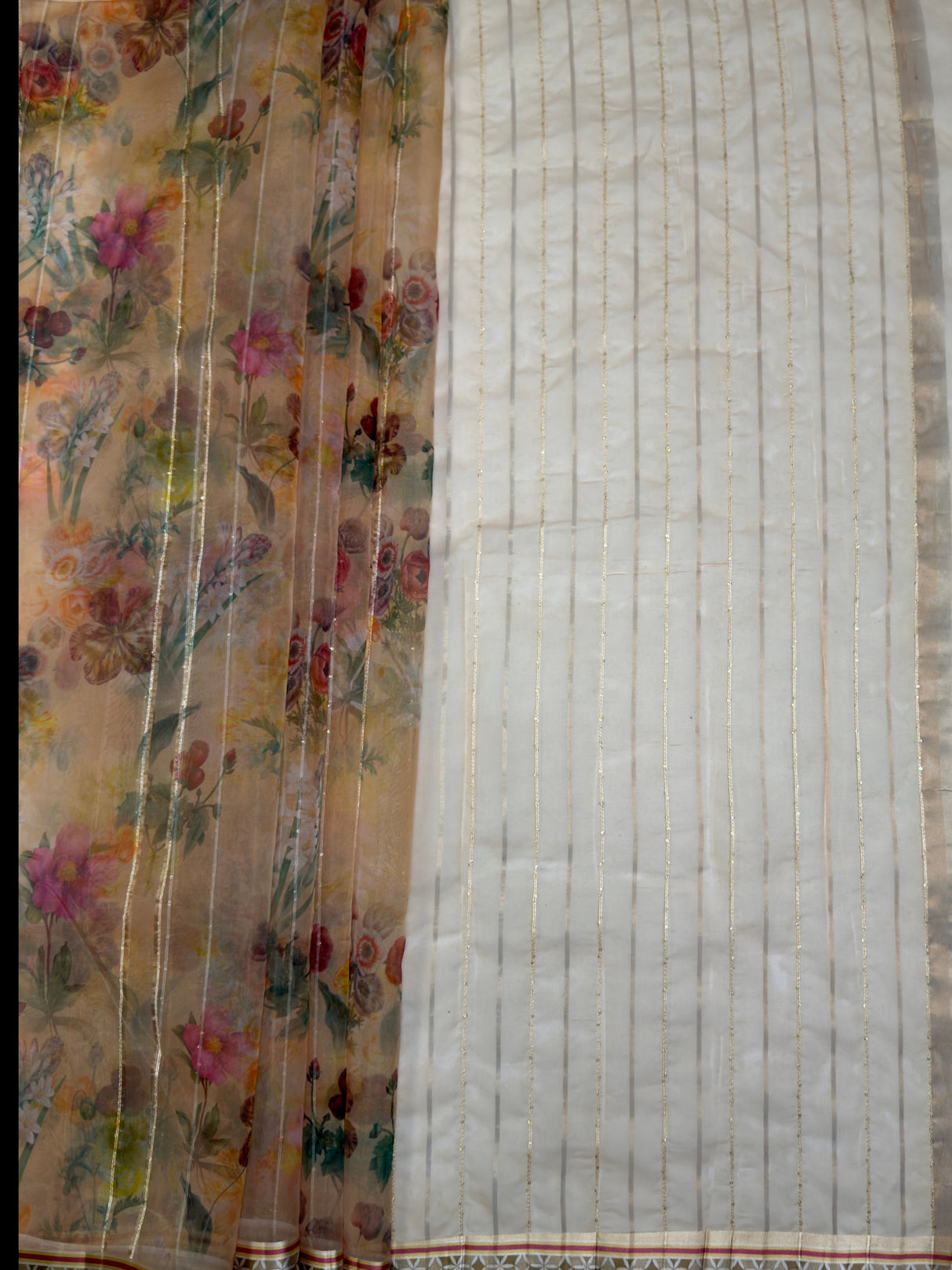 MIMOSA Saree Saree — pallu and zari work detail