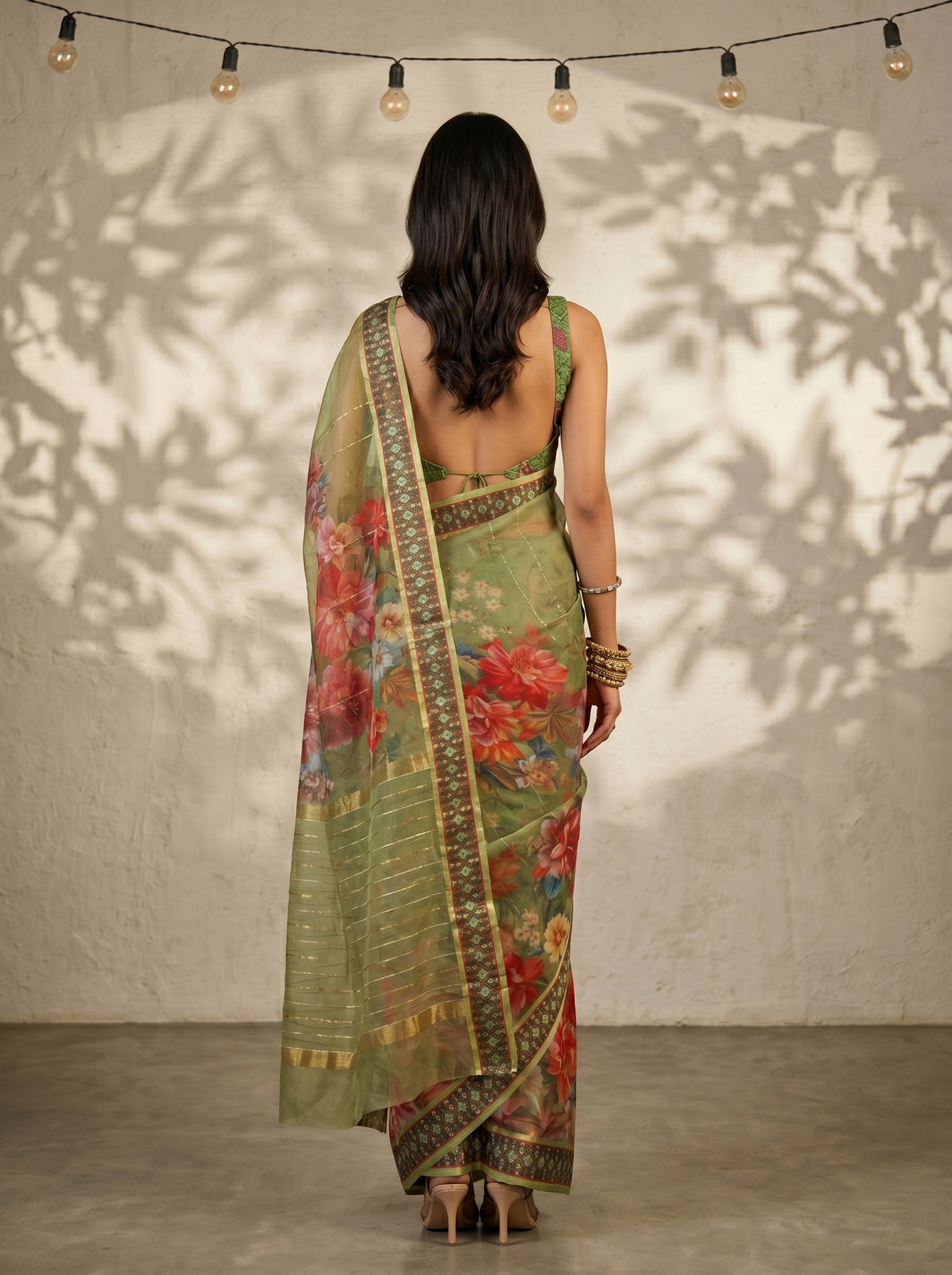 MIMOSA Saree Saree — pose 2 styling detail