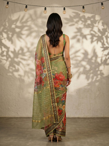 MIMOSA Saree Saree — pose 2 styling detail