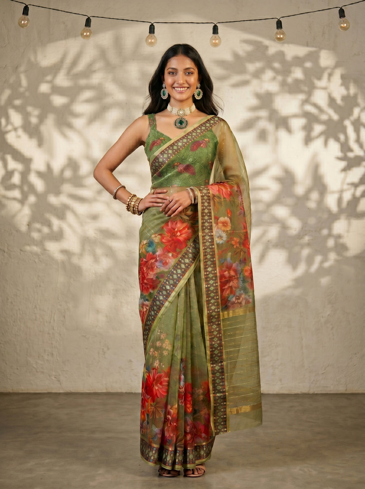 MIMOSA Saree Saree — pose 4 styling detail