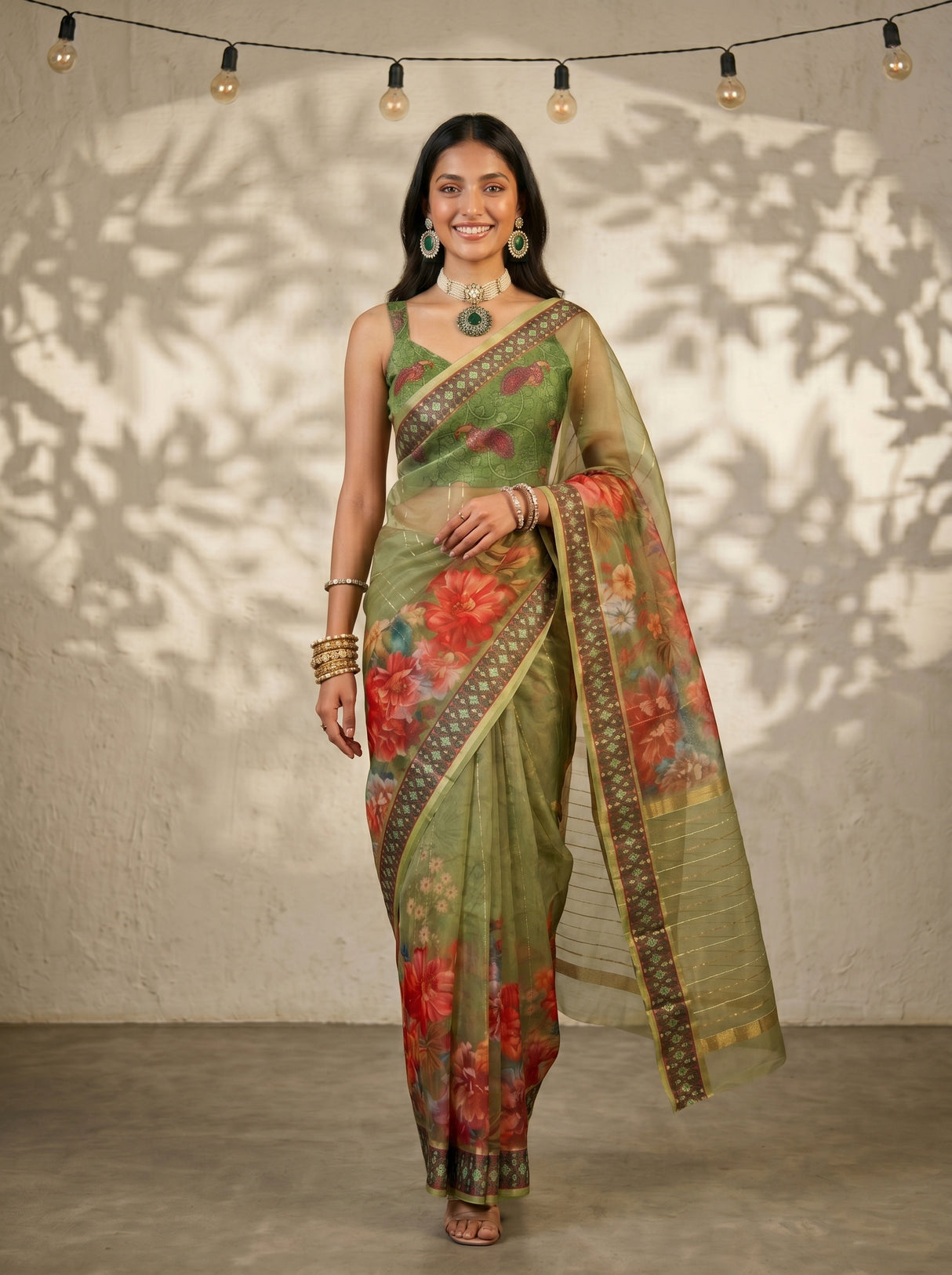 MIMOSA Saree Saree — pose 6 styling detail
