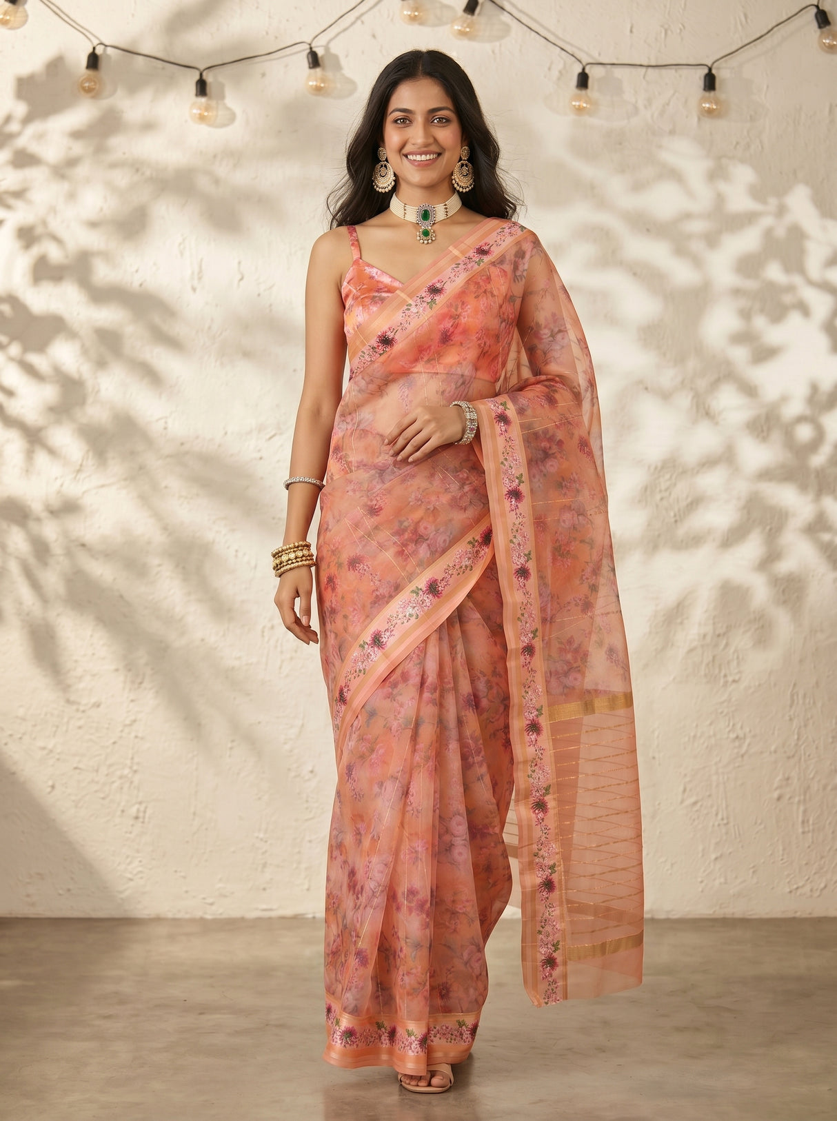 MIMOSA Saree Saree — pose 6 styling detail