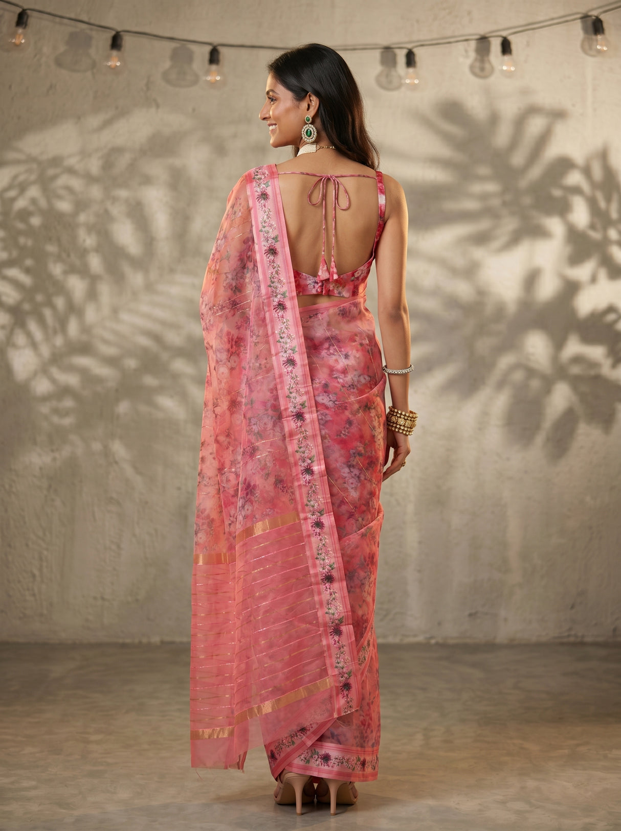 MIMOSA Saree Saree — pose 2 styling detail