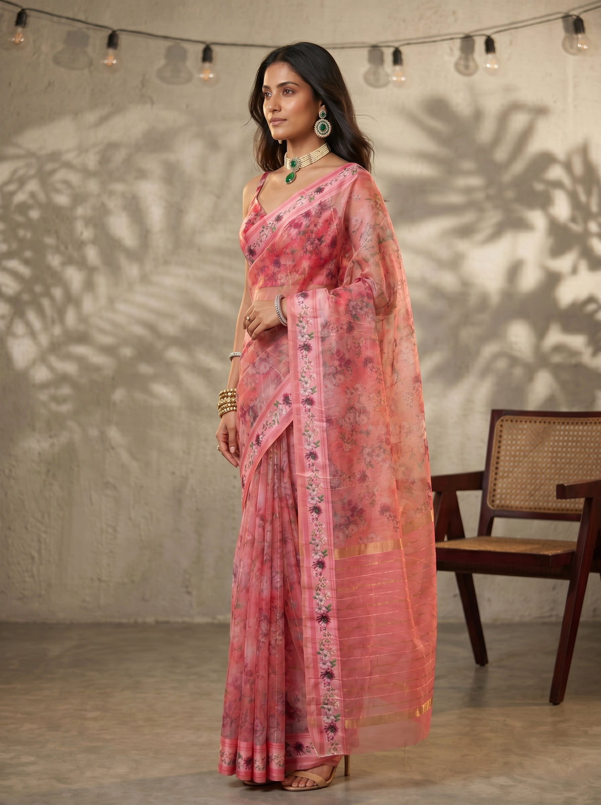 MIMOSA Saree Saree — pose 3 styling detail