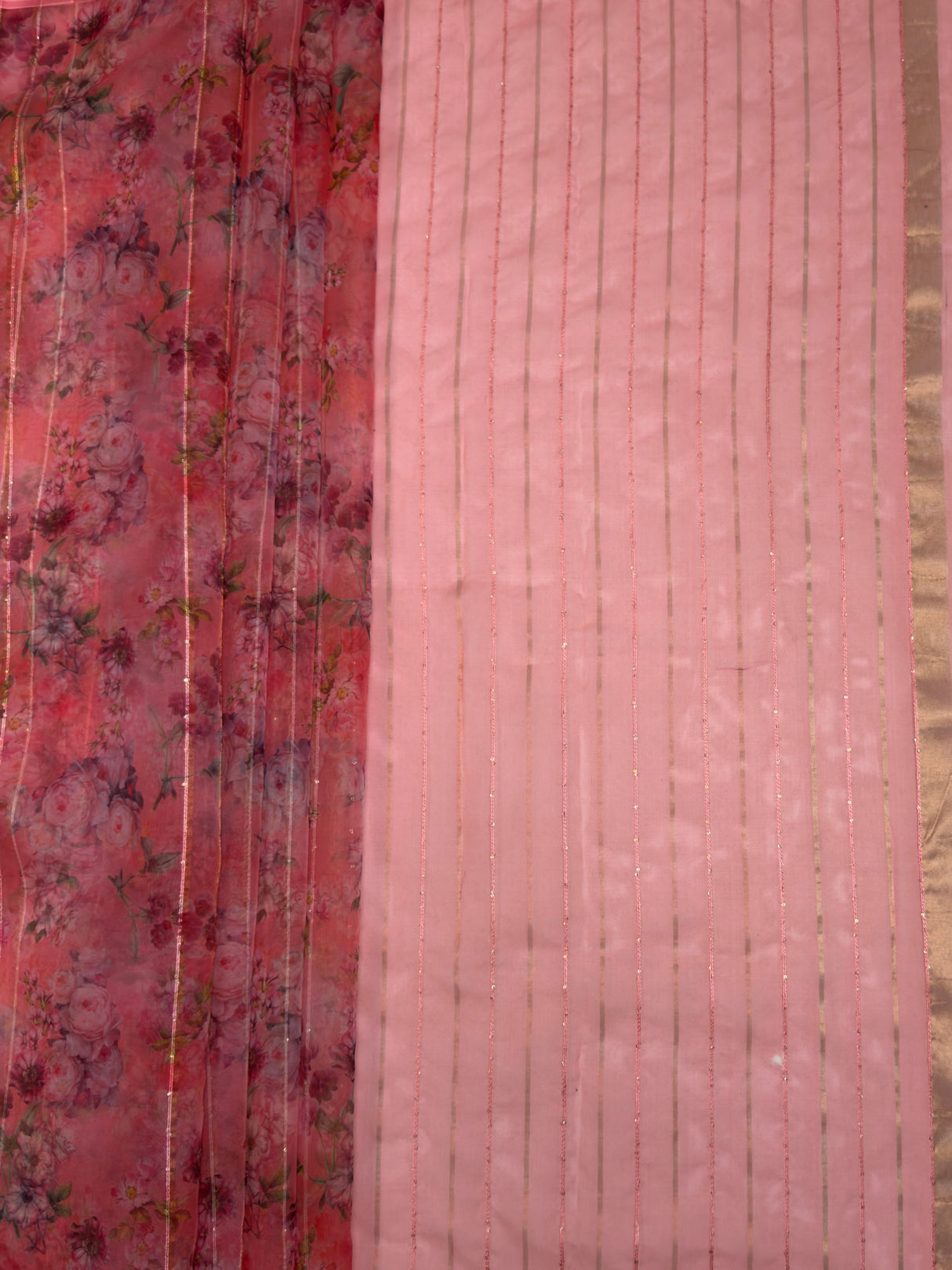 MIMOSA Saree Saree — pallu and zari work detail
