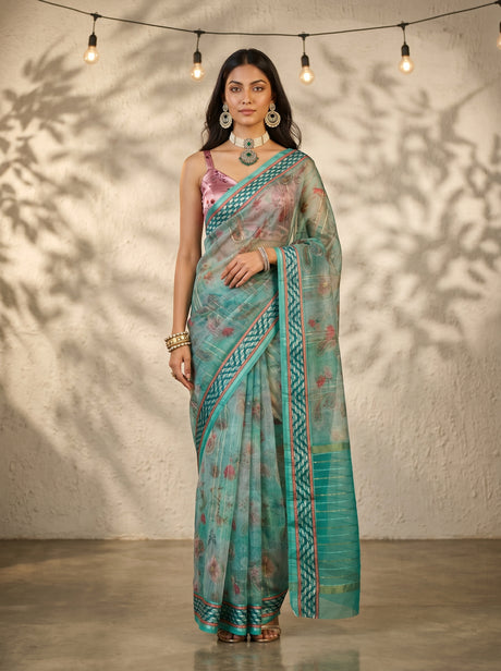 MIMOSA Saree Saree — front view on mannequin