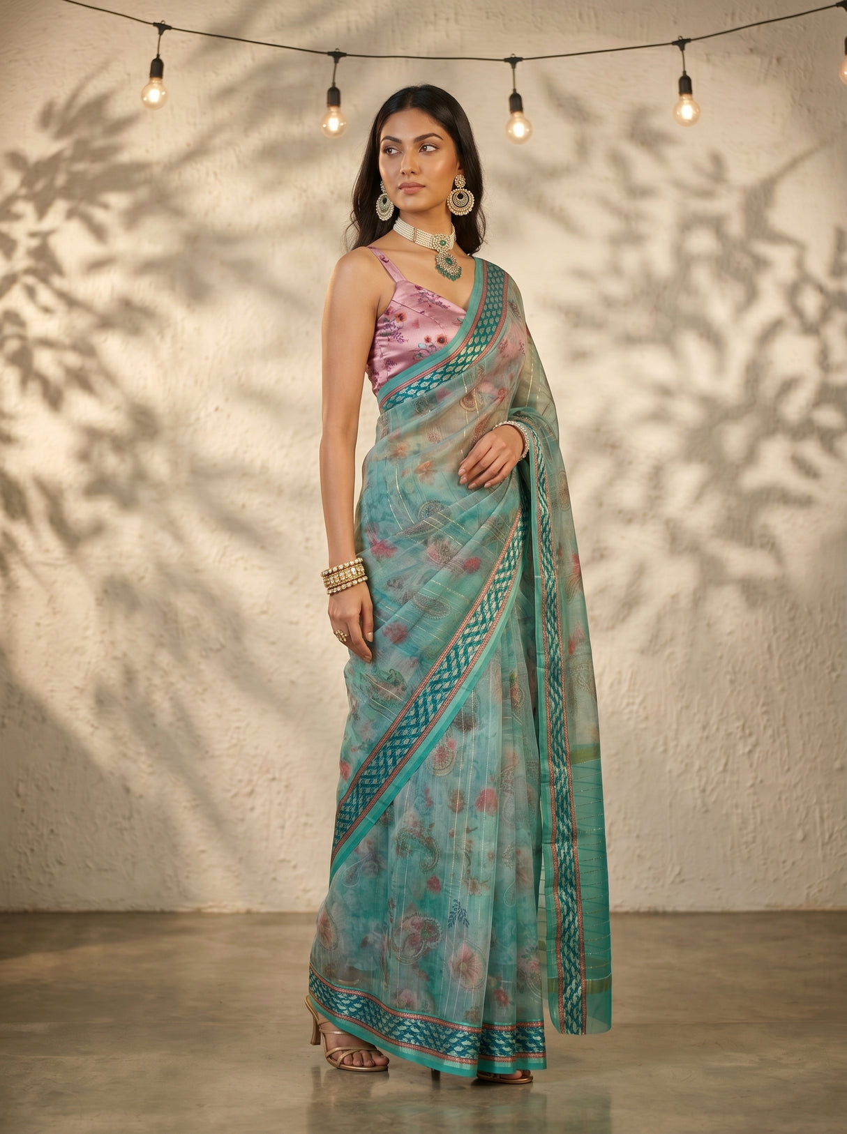 MIMOSA Saree Saree — pose 5 styling detail