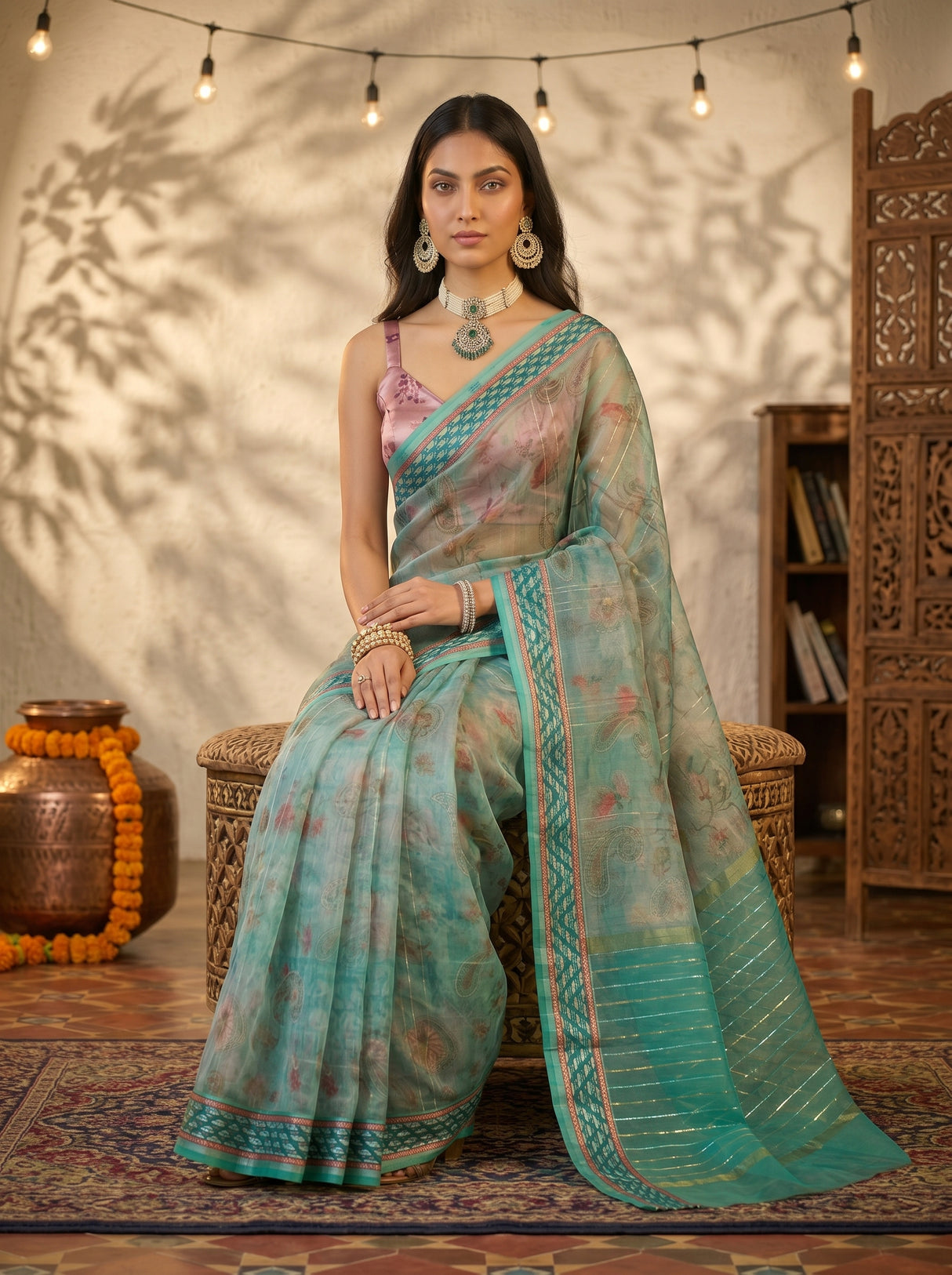 MIMOSA Saree Saree — pose 8 styling detail