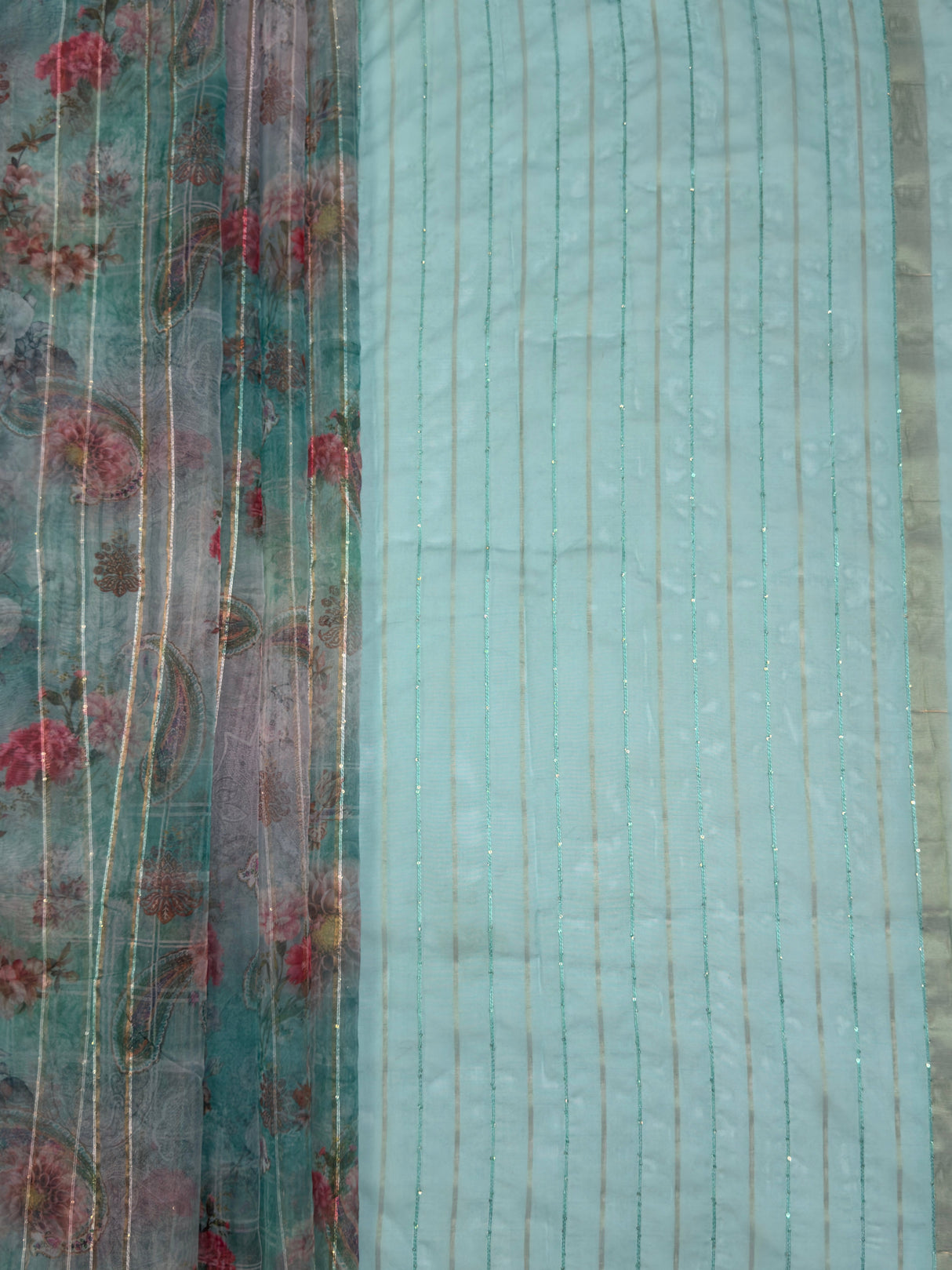 MIMOSA Saree Saree — pallu and zari work detail