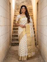 MIMOSA Saree Saree — front view on mannequin