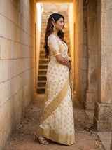 MIMOSA Saree Saree — pose 3 styling detail