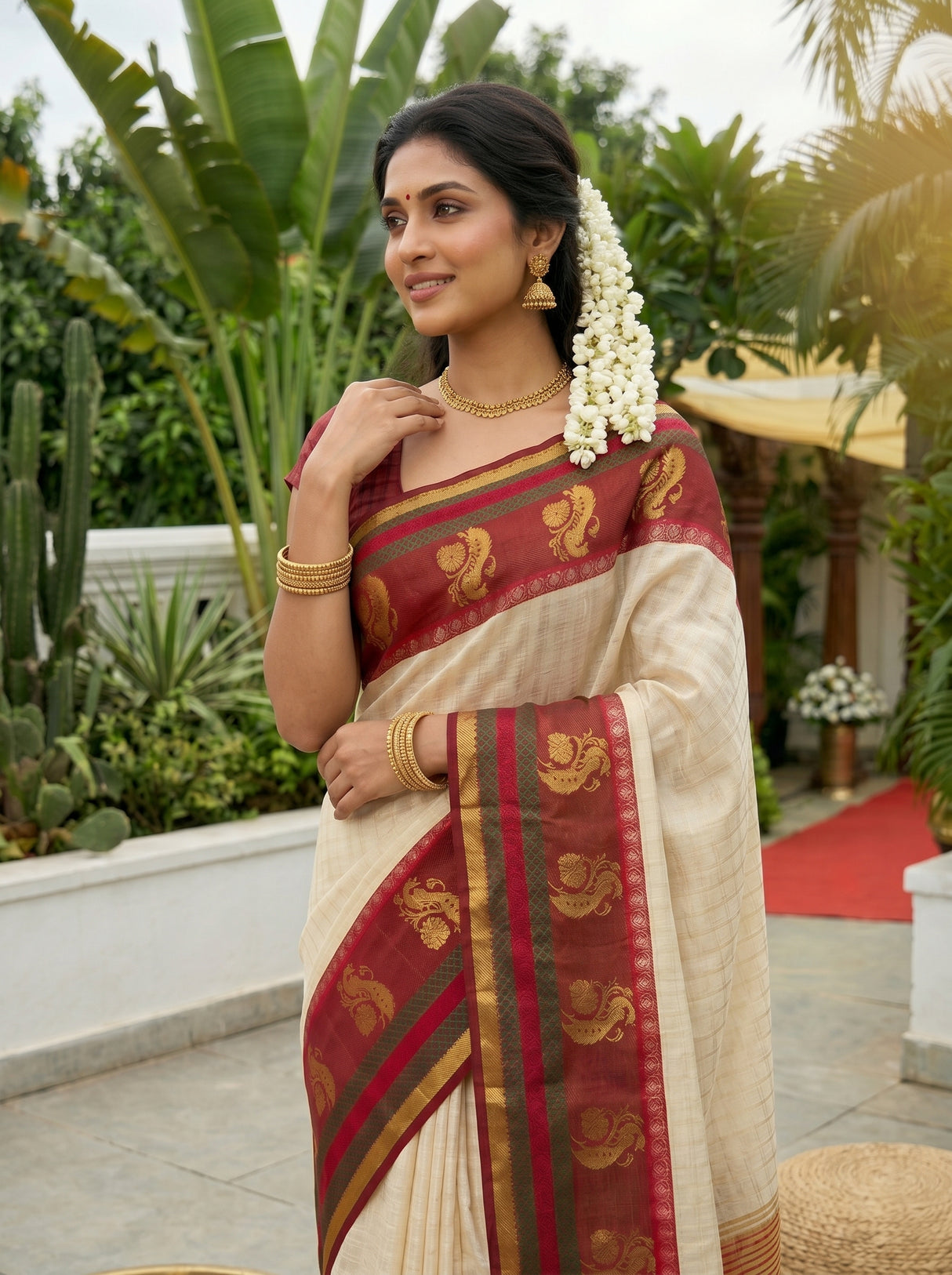 MIMOSA Saree Saree — pose 10 styling detail