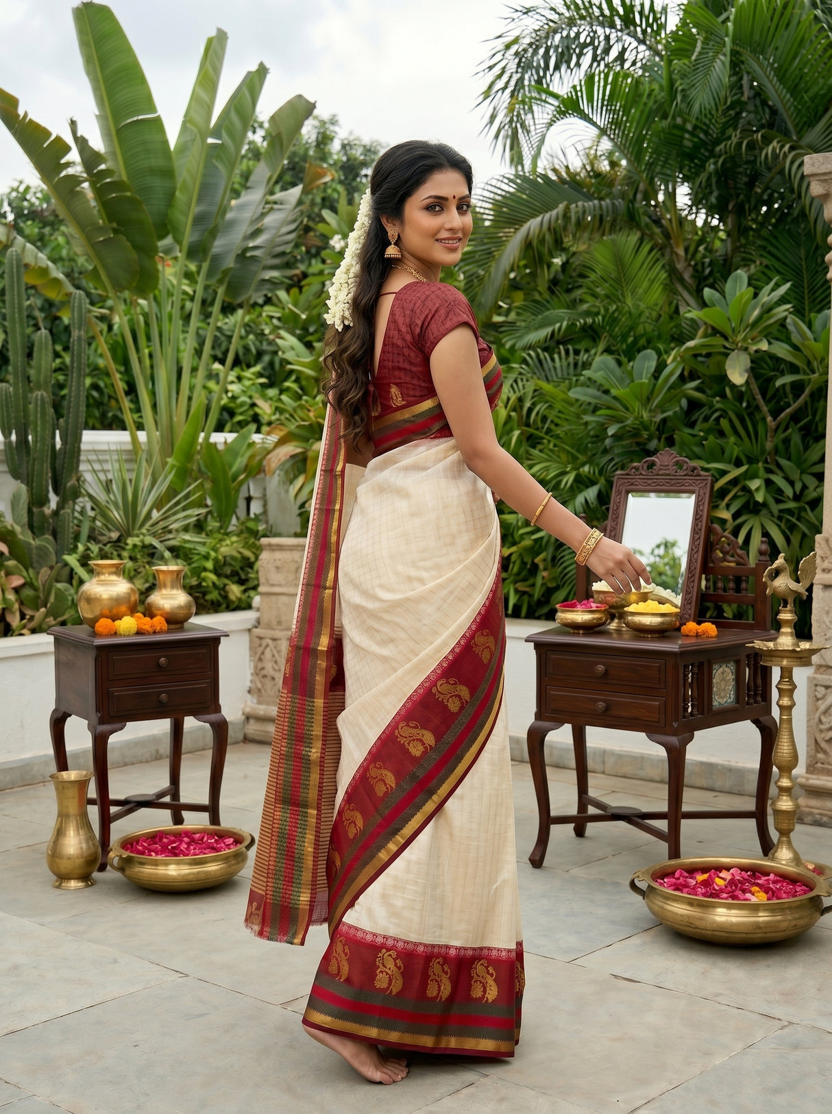 MIMOSA Saree Saree — pose 9 styling detail