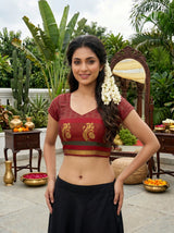 MIMOSA Saree Saree — blouse close-up
