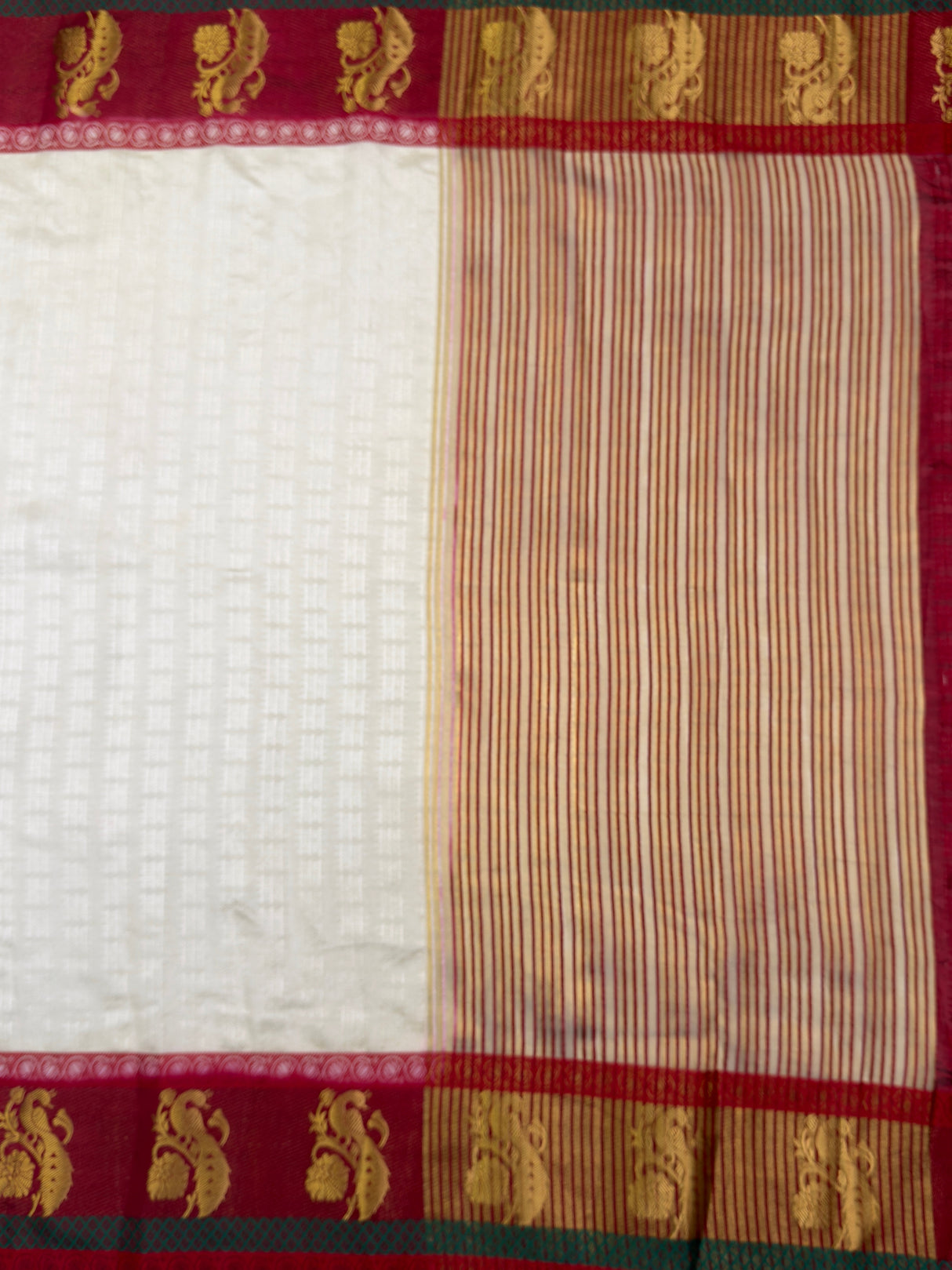 MIMOSA Saree Saree — pallu and zari work detail