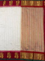 MIMOSA Saree Saree — pallu and zari work detail
