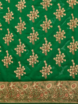Mimosa Women's Woven Design Kanjivaram Art Silk Saree With Blouse Piece : SA00001220GRNFREE